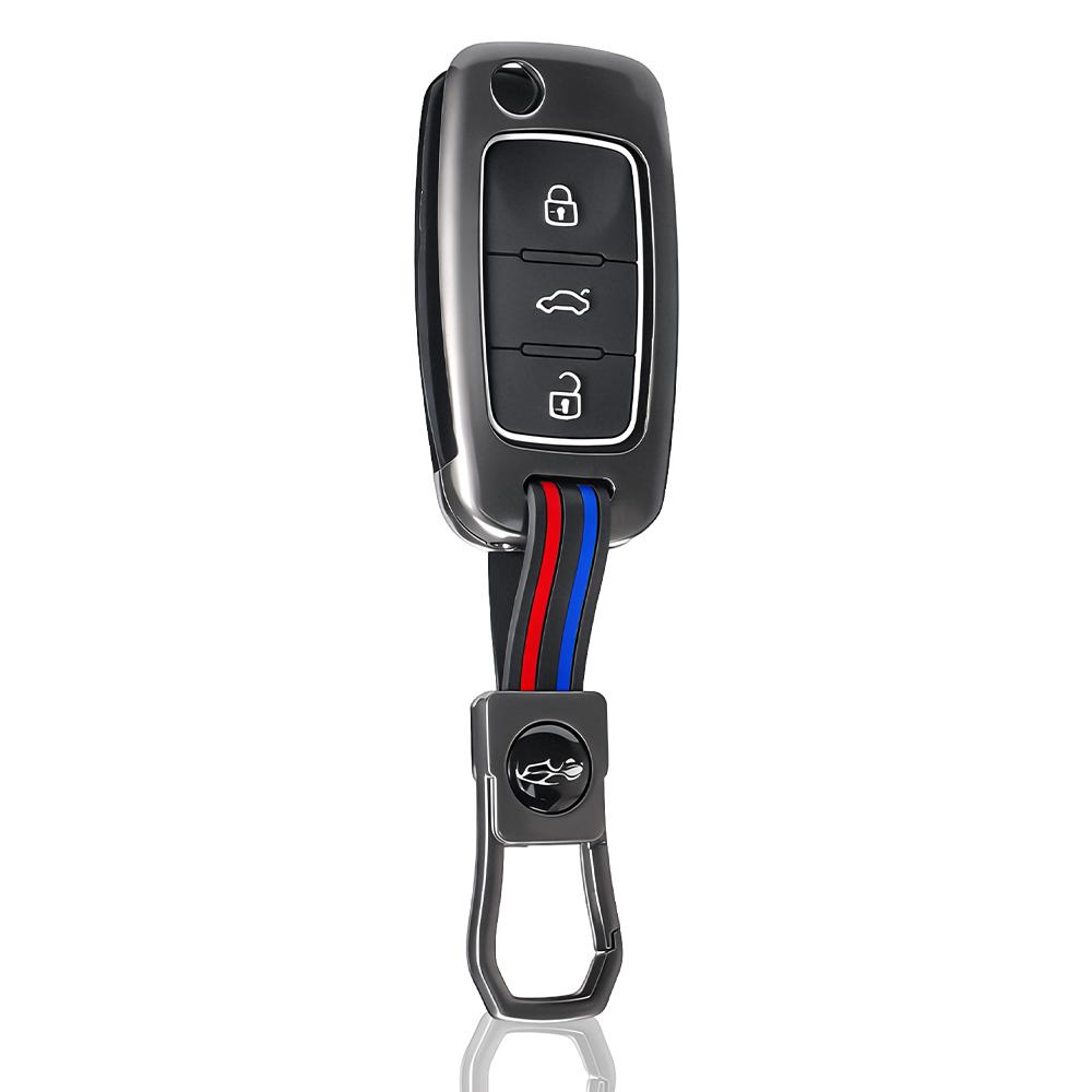 Car Key Cover Fob Case Shell Bag For Volkswagen Vw Polo Tiguan Golf Jetta Beetle Eos Scirocco Sharan Accessories