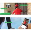 ICsee 360° Rotating WiFi Surveillance Camera with Triple-Lens, Triple-Screen, and Human Detection
