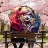 1PC Warner Clown Pattern Umbrella-8-Rib Reinforced, Automatic Open, Lightweight & Durable-A39