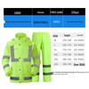 Mainuqi High-Visibility Two-Piece Rain Suit