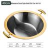 ZHOUYUEHENGSHENG Dual-Flavor 304 Stainless Steel Hot Pot
