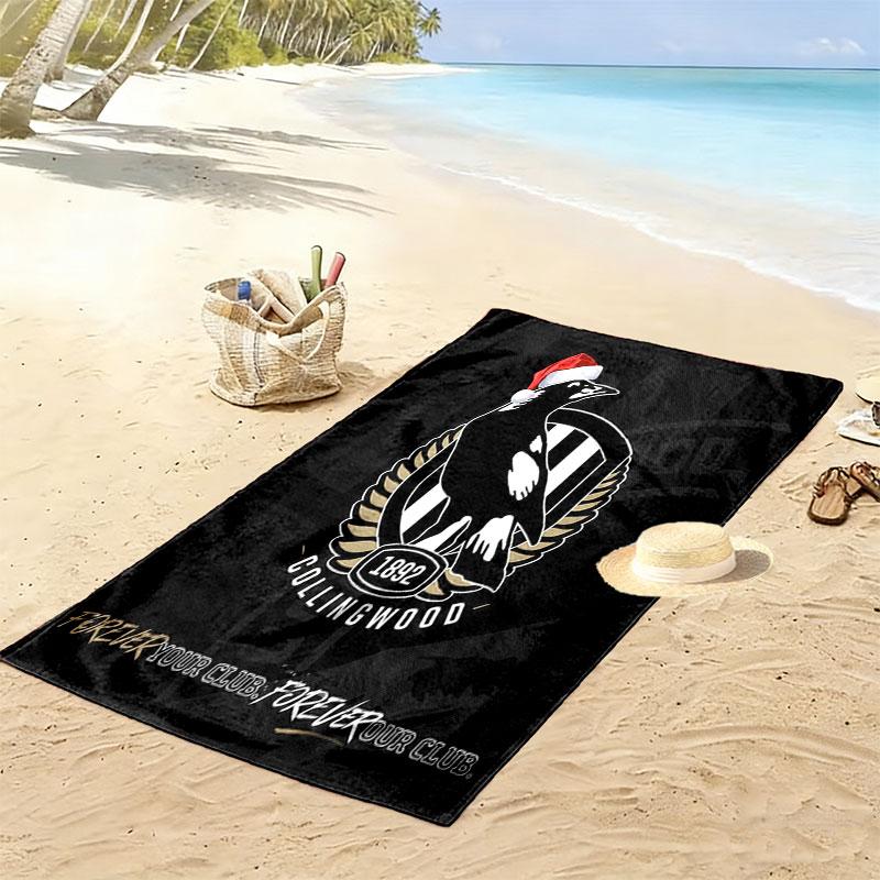 Magpies Forever Print Beach Towel, Large Soft Quick Dry Towel for Beach Camping Swimming