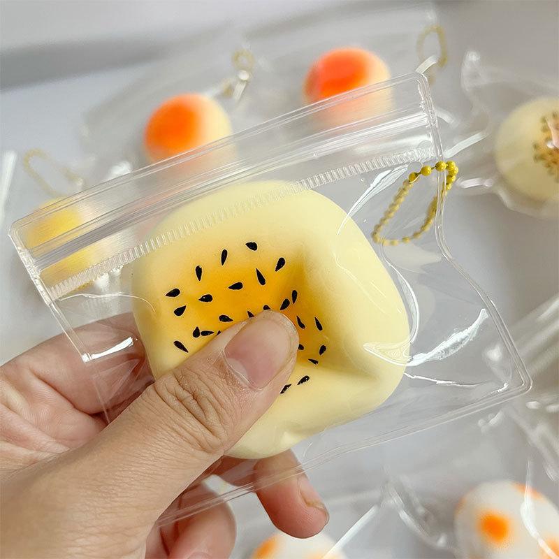 1Pcs Simulation Dessert Squishies Slow Rebound Squeeze Toy Cute Soy Milk Pudding Stress Ball Anxiety Relief Sensory Fidget Toy