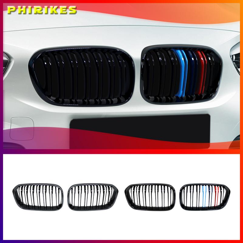 For BMW 1 Series F20 F21 2015-2019 120i LCI Front Bumper Kidney Grille Radiator Guard Grill M Performance Car Accessories