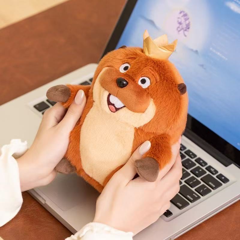 The Latest Super Cute Beaver Meibao Doll Kawaii Stuffed Plush Toy Figurine Cartoon Anime Cute Children's Birthday Gift Doll