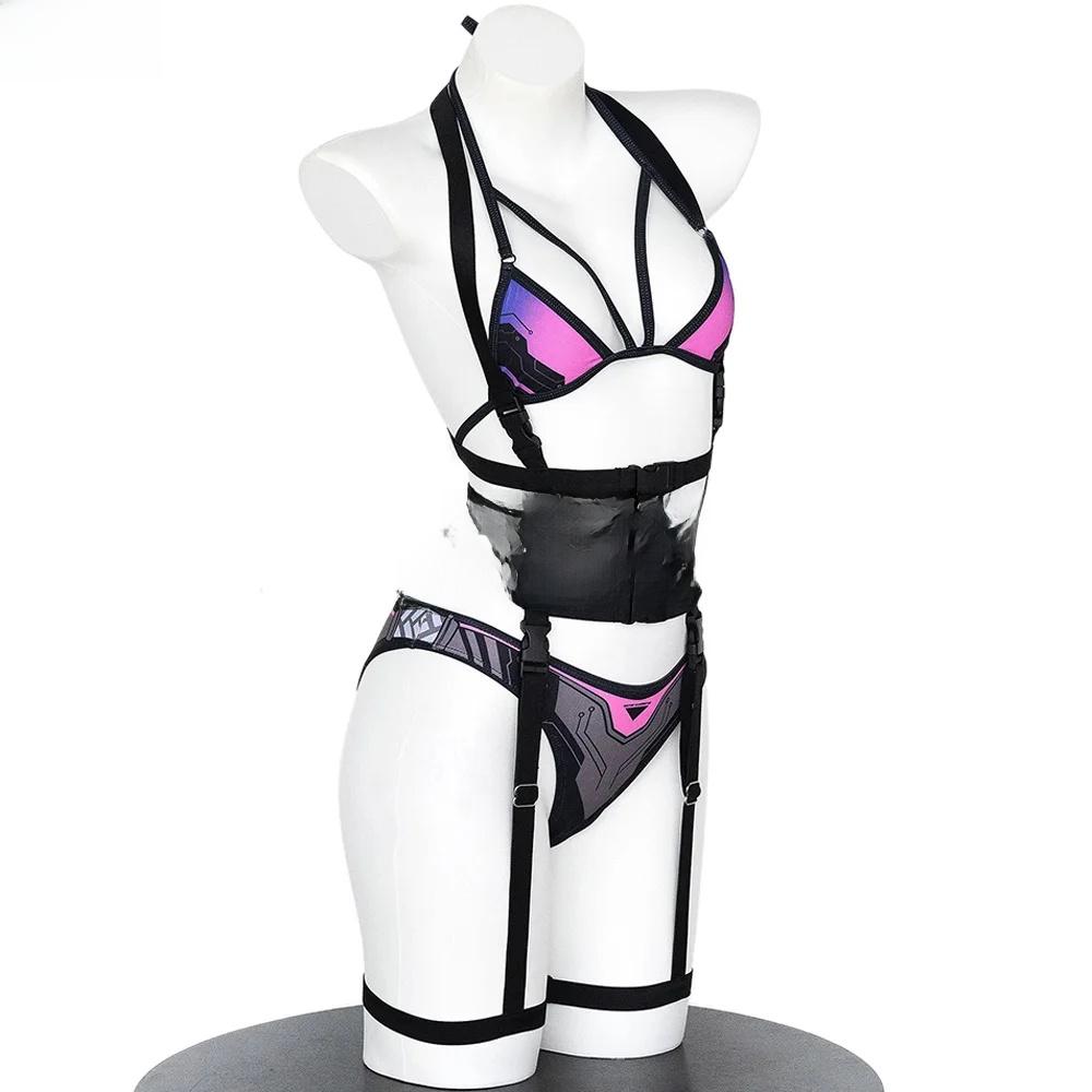 XXOO Erotic Sexy Lingerie Movie Punk Cyber Mechanical Agent Combat Uniform Mech Outfits Cosplay Costume