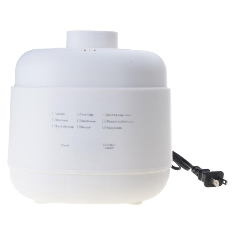 Multifunctional 1L Ceramic Electric Cooker Perfect for Soup and Porridge Ceramic Soup Cooker Small Electric Slow Cooker