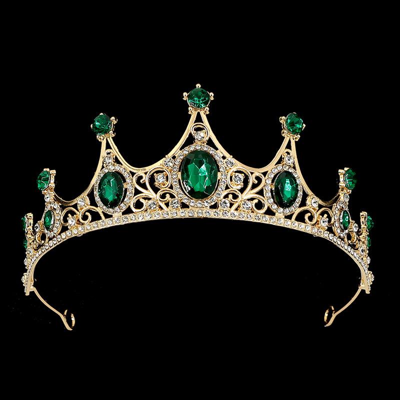 Bride Wedding Tiara Wedding Dress Accessories Alloy Rhinestone Headband Crown Birthday Crown Hair Accessories