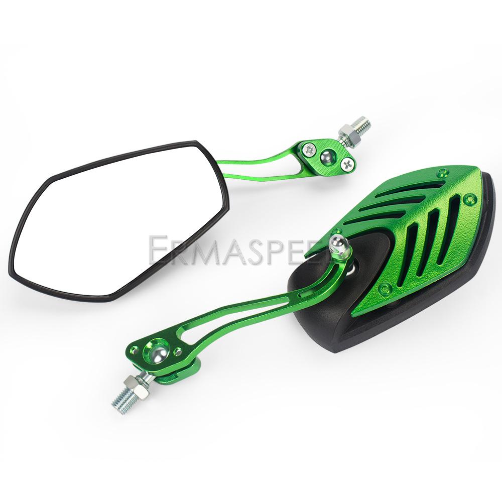 Oglinzi retrovizoare pentru motociclete Oglinzi retrovizoare laterale pentru ghidon universal reglabile de 22 mm pentru scuter E-bike