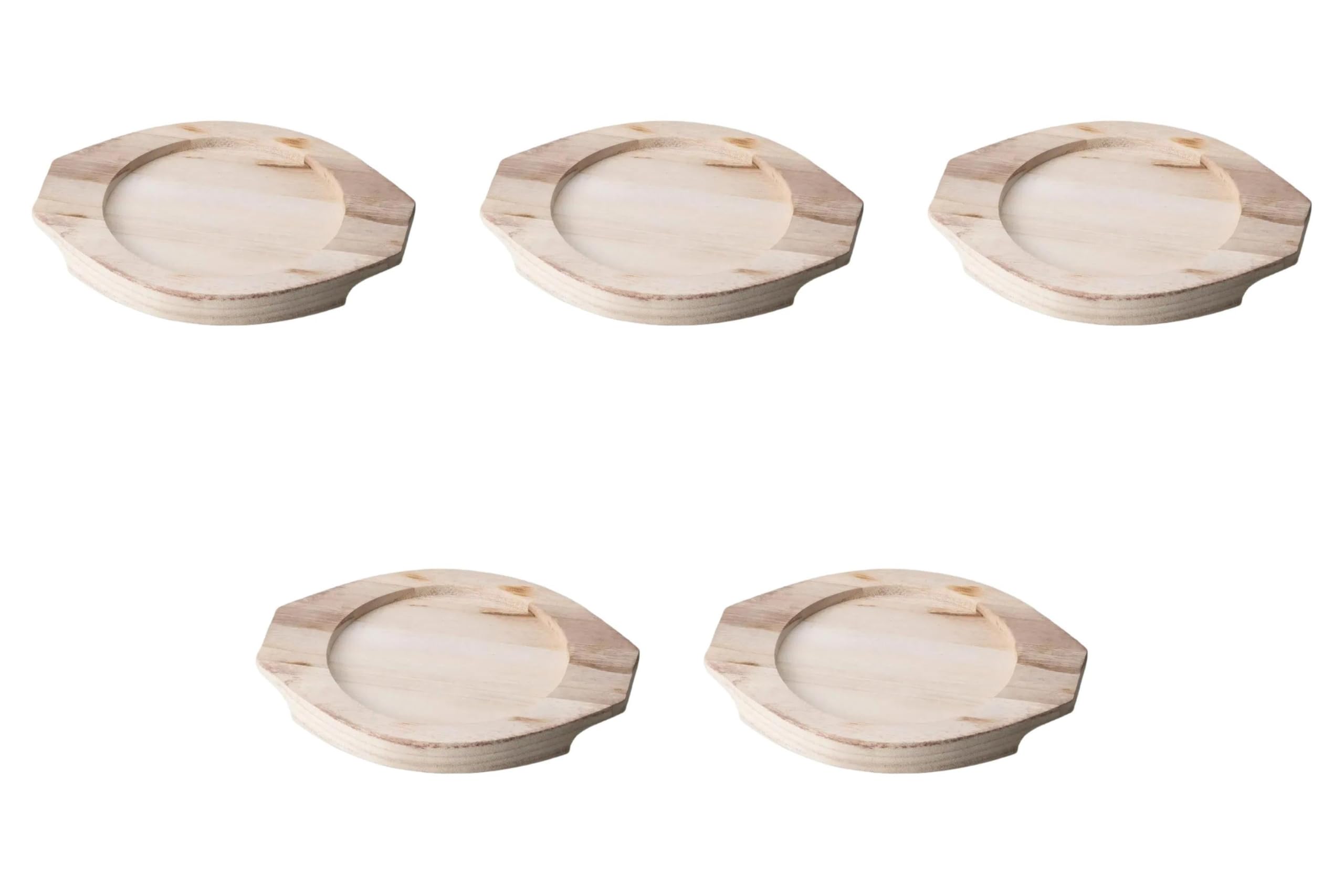 

Set of 5 17cm Flat Wooden Stands x x Inner Wooden Setomonohonpo [20 15.8 2cm, 12.5cm] Stands,