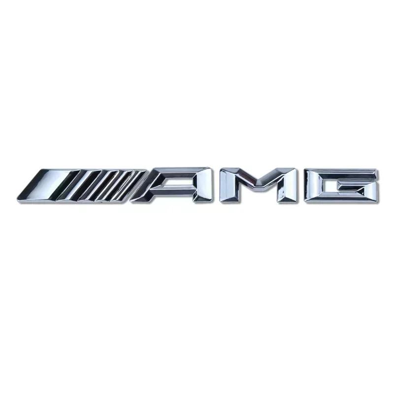 3D Metal Car Rear Letter Emblem Trunk Sticker For Mercedes benz AMG C E S GLE CLC Class W204 W203 W205 W124 W221 W213 W212