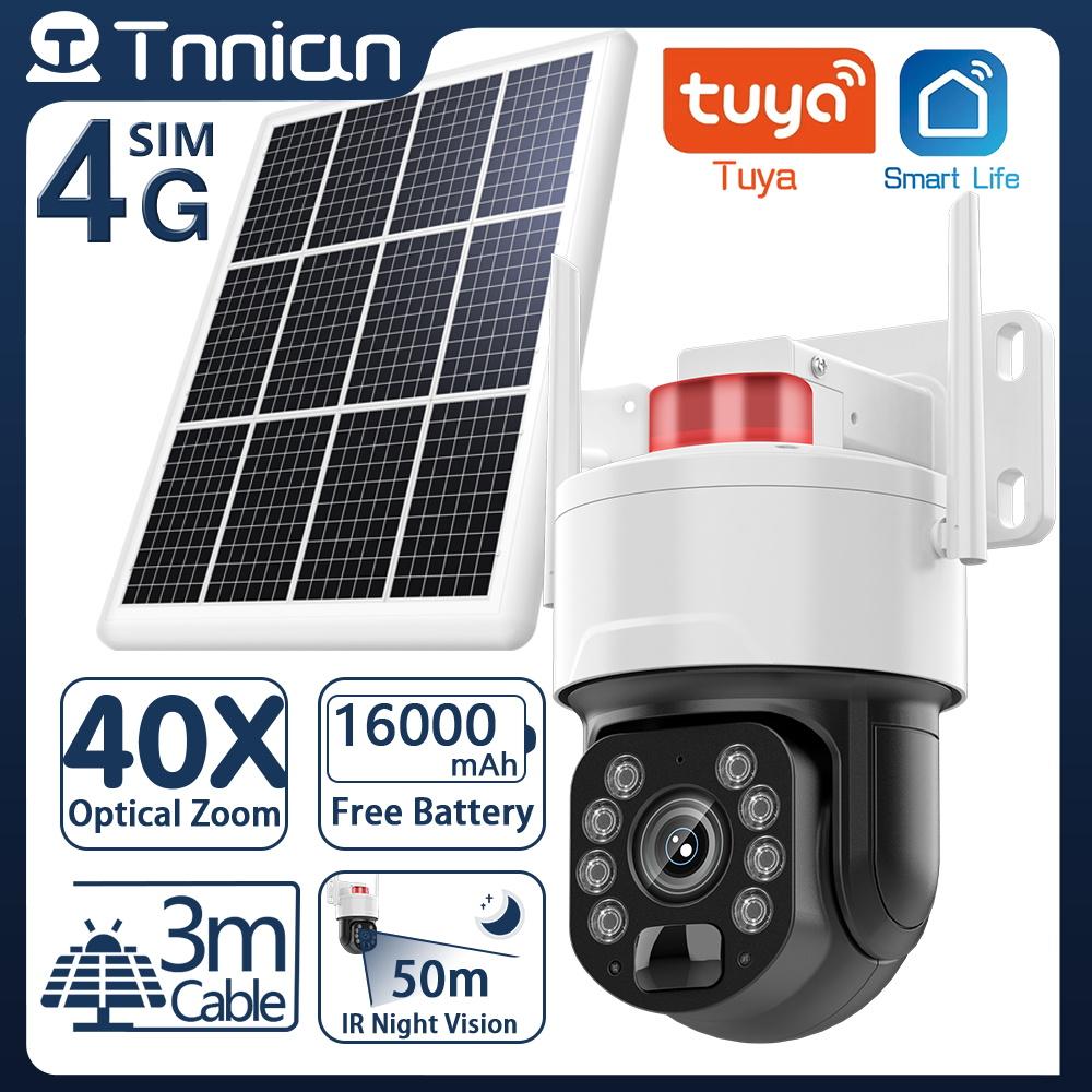 Buy 5MP 4G SIM card 40X optical zoom WiFi PTZ IP camera CCTV PIR motion ...