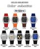 Ofns Top Brand 1644 Men's Quartz Watch 3atm Life Waterproof Six Needle Timing Calendar Display Silicone Strap Trendy Wine Barrel