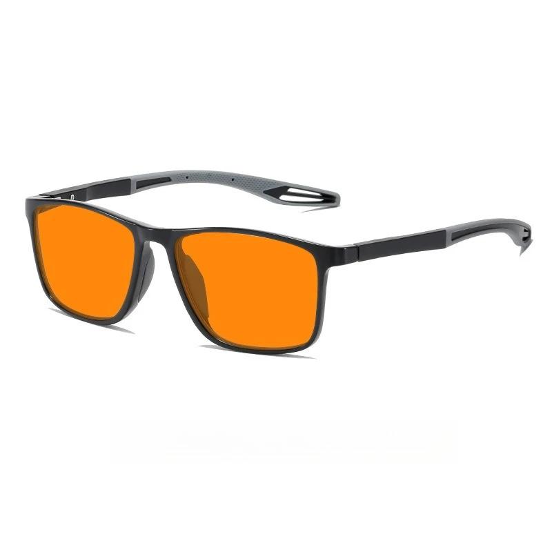 New Ultra-Light TR90 Sport Anti-Glare Night Vision Sunglasses for Phone Competitive Gaming Protection Flat Frame Glasses