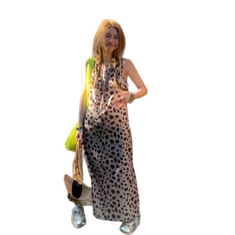 Women's Sleeveless Loose Dress Summer Design Sense of Niche Holiday Dress