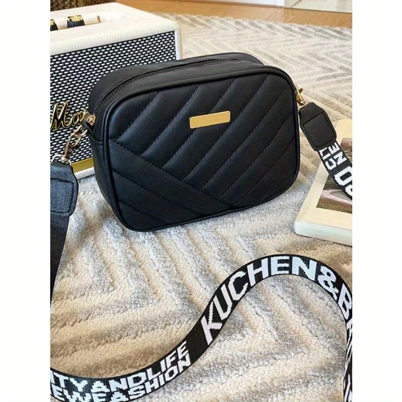 

1 шт. Черная сумка-мессенджер, Черная сумка через плечо, Черная сумочка, Маленькая женская сумка, Милая декоративная женская сумка через плечо one-size чёрный