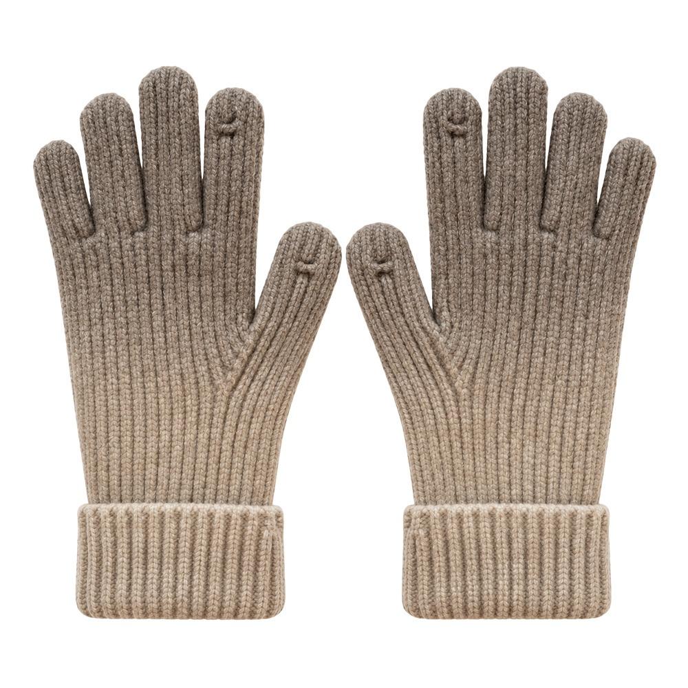Thick Winter Gloves Fingertip Openings All Finger Gloves New Knit Gloves For Women Men