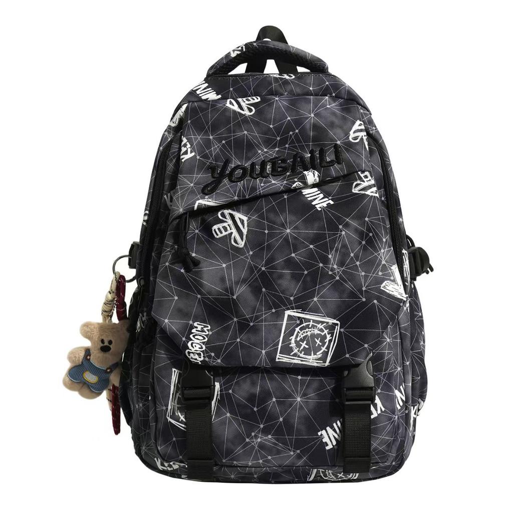Zaino per la scuola tendenza coreana zaino graffiti personalizzati zaino per studente di scuola media zaino leggero da viaggio zaino di grande capacità