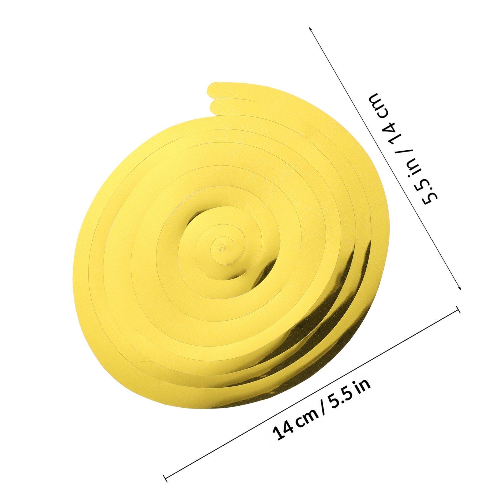 

3 Bags Birthday Spiral Pendant Ceiling Hanging Swirl Decor PVC Safe Party Decoration Supplies for Home Table Archway Door Window other золотистий