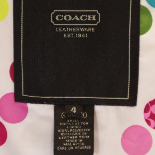 Coach Coat 4 Pink Special Hanger and Costume Cover Included Women Used