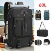 Large-capacity Backpack Men's Outdoor Expandable Multi-compartment Travel Boarding Backpack Travel Large Luggage Bag