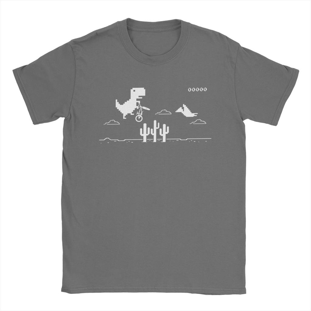 Herren T-Shirts T-Rex BMX Offline Vintage Baumwolle T-Shirts Kurzarm T-Shirts Rundhals Kleidung Geburtstagsgeschenk