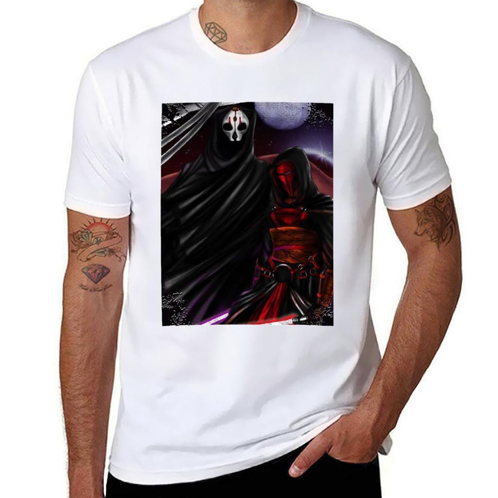 Episches Revan- und Darth-Nihilus-T-Shirt, süße Kleidung, Tiermotiv, Jungen, Vintage, Oversize, Fruit of the Loom Herren-T-Shirts