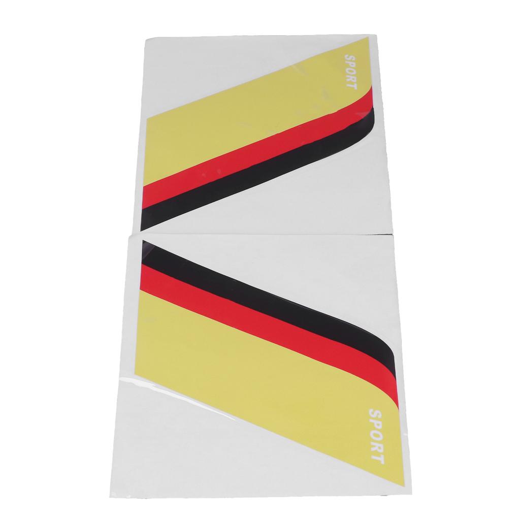 2pcs Car Body Sticker Sports 3 Colors Waterproof Decorative Stripe Decals for Vehicles