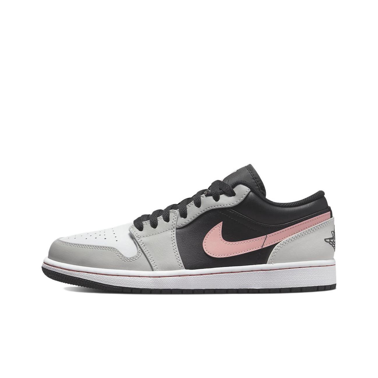 

кроссовки Jordan 1 Low Black Grey Pink 553558-062