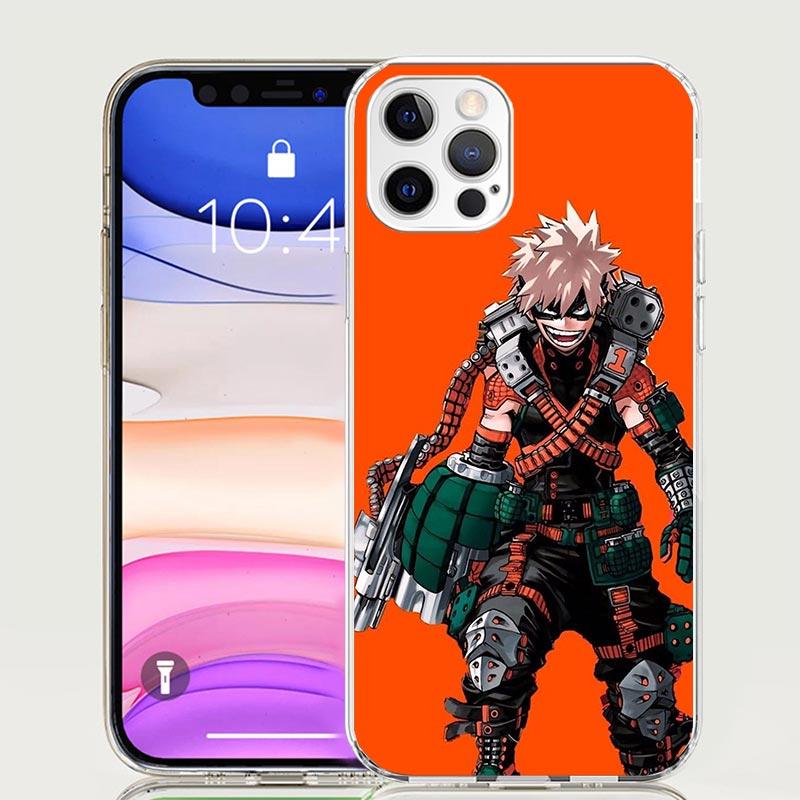 Bakugou Katsuki MHA My Hero Phone Case For iPhone 17 Air 16 15 Plus 11 14 Pro Max 13 Mini 12 7 8 + SE Pattern Art Customized Cov