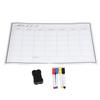Whiteboard Sticker 42.5x30cm Magnetic Reusable Easy Cleaning Weekly Grid Pattern Dry Erase Board