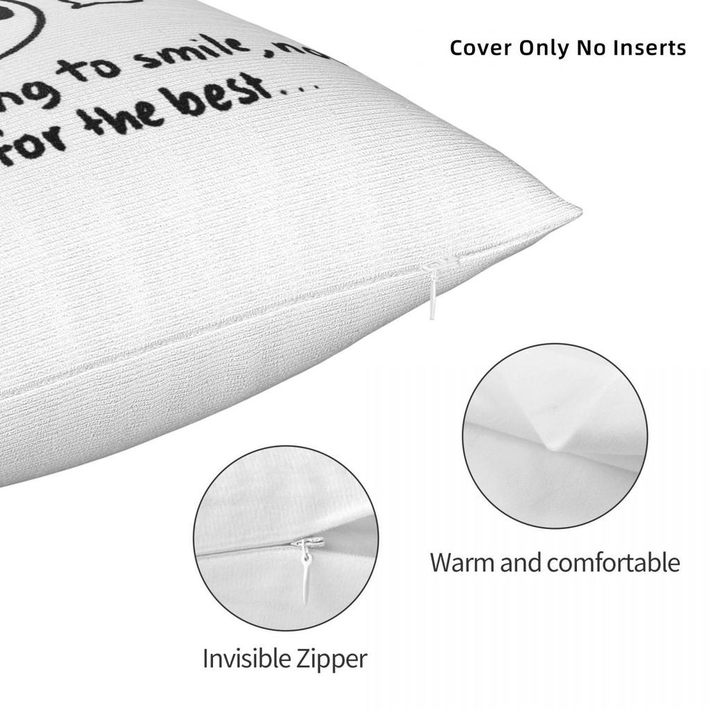 Humor Not Listening Nod Square Pillowcase Polyester Linen Velvet Creative Zip Decor Pillow Case Home Cushion Cover 18"