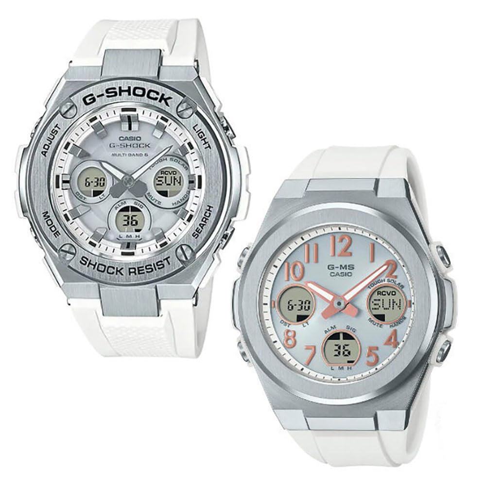 

[Casio] CASIO Pair Watch G-SHOCK G-Shock BABY-G Baby G Ana-Digi Radio Solar Genuine Pair Case Set of 2 GST-W310-7AJF MSG-W610-7AJF Watch