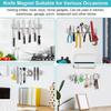 Magnetic Knife Holder for Wall, Knife Magnetic Strip Magnetic Knife Holder for Refrigerator Mount Knife Rack Kitchen Utensil Holder Metal Tool Holder
