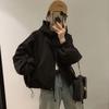 2025 Korean Style Hooded Jacket: Autumn/Winter Casual Loose Fit Short Outerwear