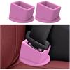 HZEL Car Seat Belt Buckle Holder, 2PCS Silicone Easy Access Vehicle Seatbelt Booster, Automotive Safetybelt Fixer Accessories To Make Buckling