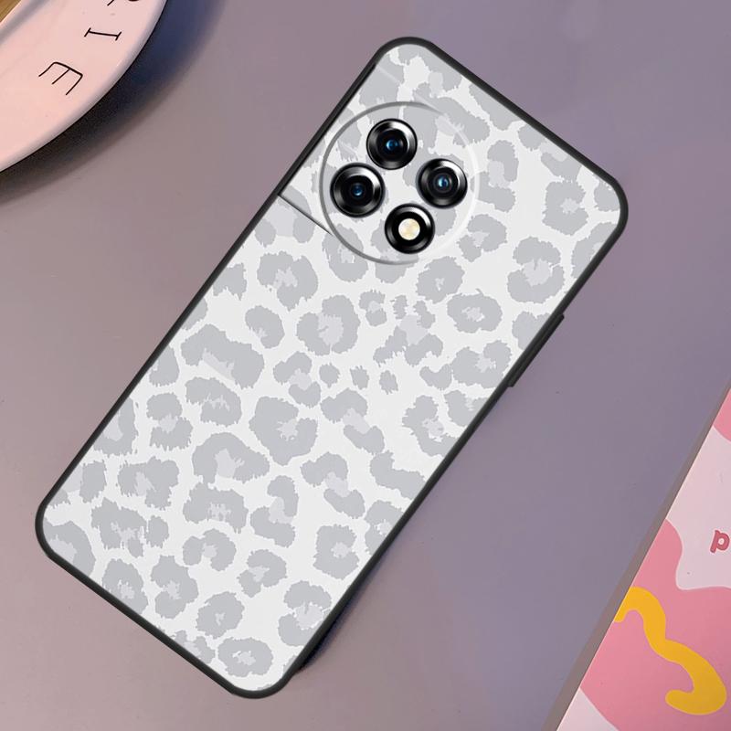 Leopard Print Black Cheetah Pattern Case For OnePlus 12R 10T 10R 9RT 9 10 Pro OnePlus 12 11 Nord 3 2T CE 2 Lite N20 N10 Cover