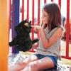 Highland Cow Stuffed Animal,10.5 inches Realistic Cow Plush Toy (Black)