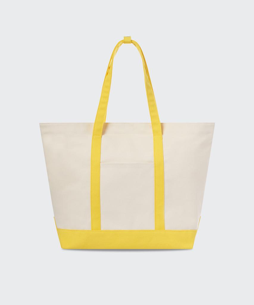 Musinsa Standard Daily Canvas Tote Bag [Ivory/Yellow]