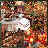 Rust-resistant Christmas Decoration Holiday Decoration Pendant Vintage Enamel Bead Christmas Garland for Festive for Tree