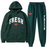 New Spring and Autumn Men's Hoodie Set, Popular In Europe and America, Casual Trend Men's Sweater Set