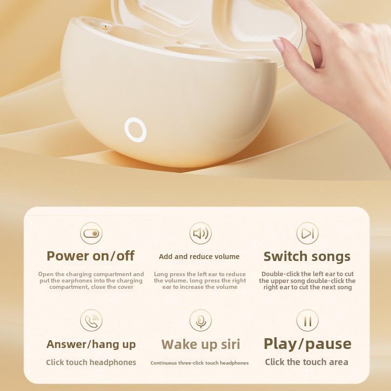 Yeni Kablosuz Bluetooth Kulaklık TWS Kablosuz Kulak İçi Stereo Dijital Ekran Ömrü