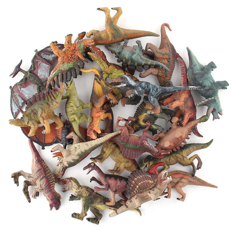 Xd168-1K Dinosaur Ornament Storage Box Set Simulation Static Dinosaur Bulk Toy Dinosaur Ornament Storage Box