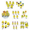 Duck Hair Clip Duck with Christmas Hat Hairpin Duckling Animal Bunches Hair Clip