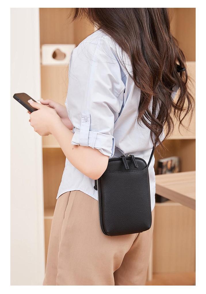 Summer Fashion Women's Crossbody Bag - Vertical Solid Color Mini Phone & Shoulder Bag, Niche Design