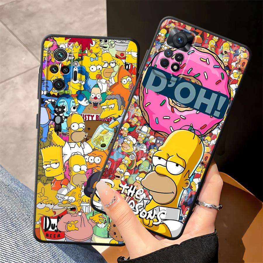 The S-simpsons Funda Phone Cover Case for Xiaomi Redmi Note 10 9 8 Pro 9s 12S 11S 10S 11 13 12 Pro Plus