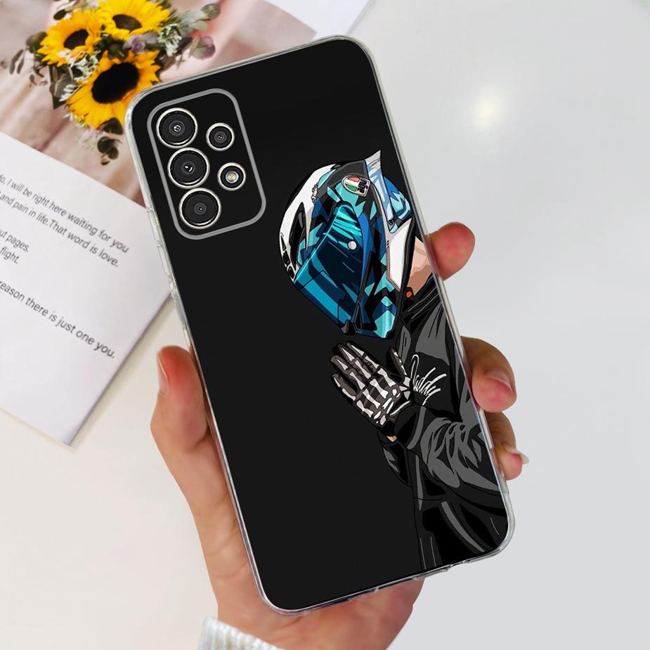 For Samsung Galaxy A13 Case A23 A33 A53 5G Cute Painted Cover Clear Silicone Soft TPU Phone Case For Samsung A53 A 13 23 33 Bags