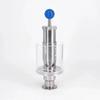 1.5" Tri Clamp 0-3.0 Bar Adjustable Pressure Relief Safety Valve Sanitary SUS304 Stainless Steel for Beer Fermentation Tank