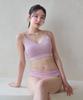 Foriz [Top] [Selene_Dusty Pink] Comfort Ribbed Bra Top