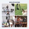 NEEWER Camera Tripod Aluminum Center Type QR Horizontal Overhead Camera Overhead Suitable for DSLR Load Capacity 15kg Monopod, 200cm, Alloy,